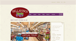 Desktop Screenshot of bellavinos.net